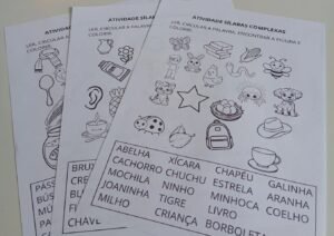 Atividades de Sílabas e Complexas