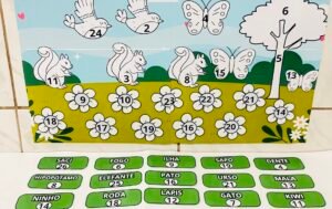 Jardim da Leitura – Painel Coletivo Numerado de 1 a 26